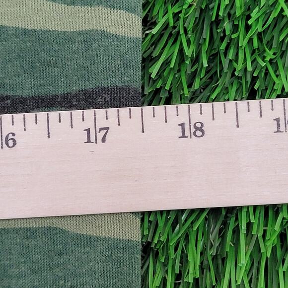 Vintage 90s Tru-Spec Woodland Camo Shirt Small 18x27 Green Brown - Picture 9 of 10